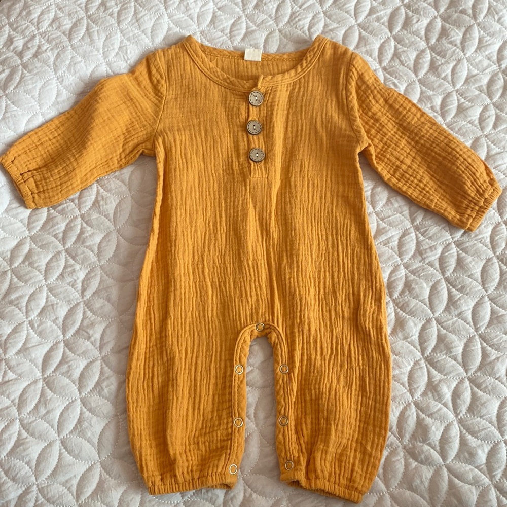 Mustard orange one piece